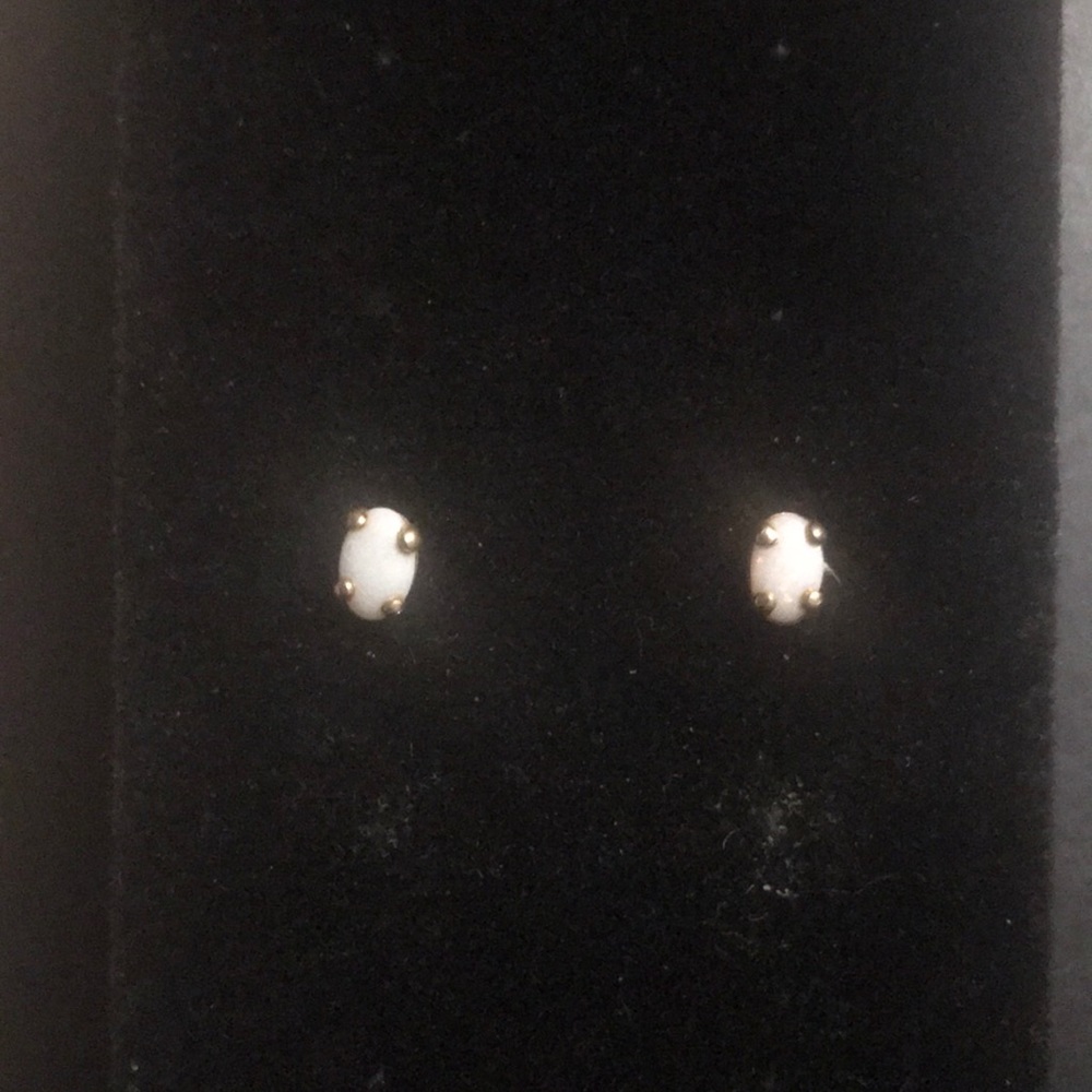 Genuine Oval Opal earrings